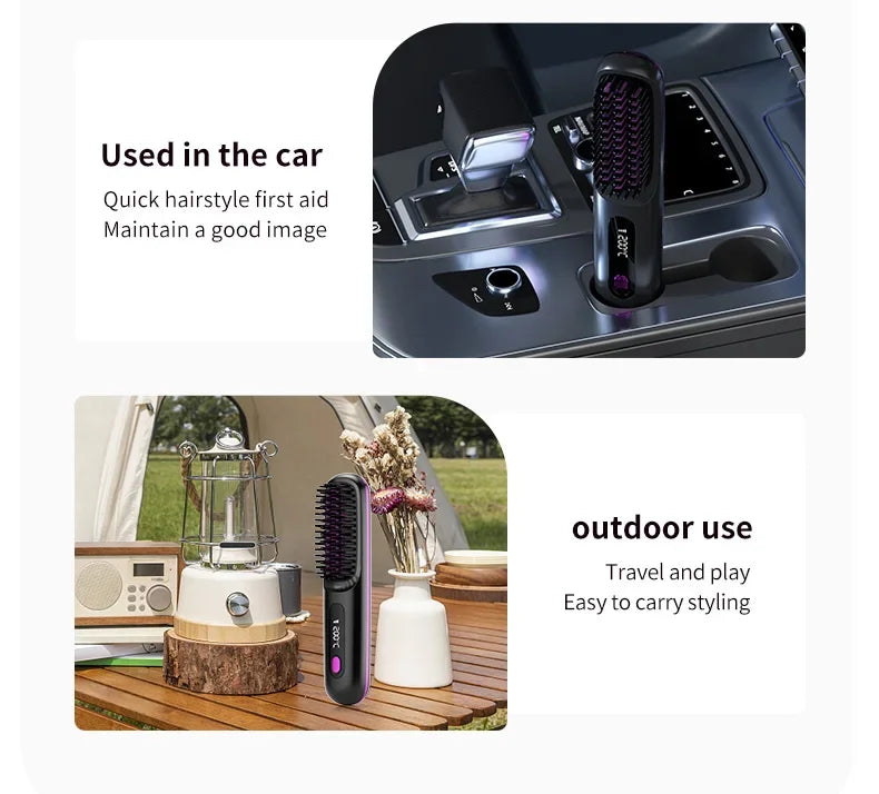 KeraBrush Pro™ Ionic – Cepillo Alisador Iónico Profesional