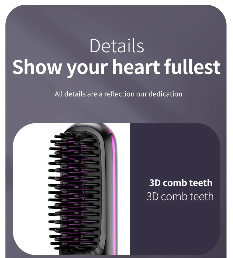 KeraBrush Pro™ Ionic – Cepillo Alisador Iónico Profesional