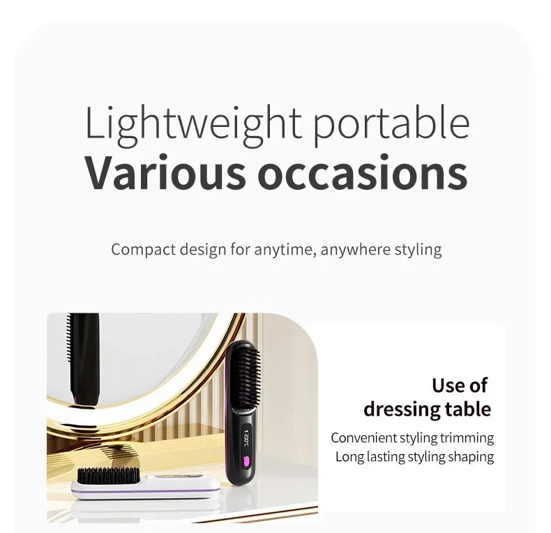 KeraBrush Pro™ Ionic – Cepillo Alisador Iónico Profesional